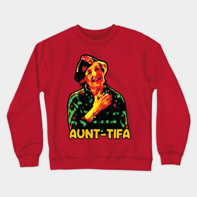 Aunt - Tifa //  Aunt Bethany Fan Art Crewneck Sweatshirt by Trendsdk